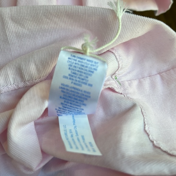 Marmellata Light Pink Long Sleeve Corduroy Dress with Smocked Frogs - Girls 6 - Picture 15 of 15